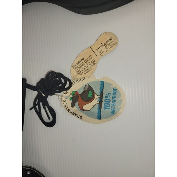 NWT Vintage Weinbrenner Black Insulated Waterproof Boots V487 Mens 10.5 M - Picture 8 of 16